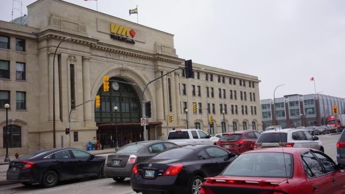 Station Union, Winnipeg, Manitoba. 
